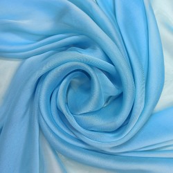 PL-2077 - Μουσελίνα Chiffon Γαλλίας Γαλάζιο