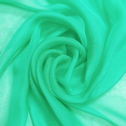 PL-2079 - Μουσελίνα Chiffon Γαλλίας Πράσινο Ανοιχτό