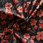 PR-1229 - Εμπριμέ Bαμβακερό Φλοράλ