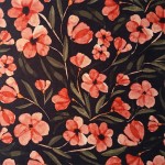 PR-1229 - Εμπριμέ Bαμβακερό Φλοράλ