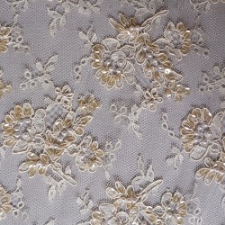 RE-1220 (45 εκ.) Δαντέλα Κορδονέ Κεντημένη