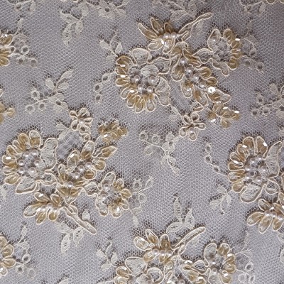 RE-1220 (45 εκ.) Δαντέλα Κορδονέ Κεντημένη