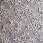 RE-1222 (35 εκ.) Δαντέλα Κορδονέ Κεντημένη