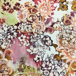 RE-1095 (65 εκ.) Εμπριμέ Φλοράλ 