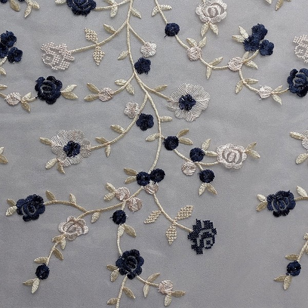 RI-1206 - Οργάντζα Κεντημένη