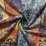 RI-1210 - Τούλι Κεντημένο με Παγιέτα