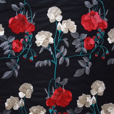 RI-1213 - Τούλι Κεντημένο 