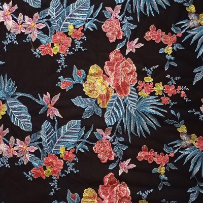 RI-1219 - Τούλι Κεντημένο 